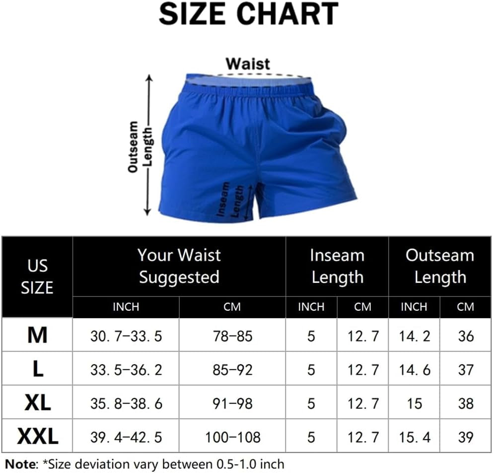 Men'S Running Shorts 5 Inch Lightweight Athletic Shorts Quick Dry with Breathable Mesh Backside